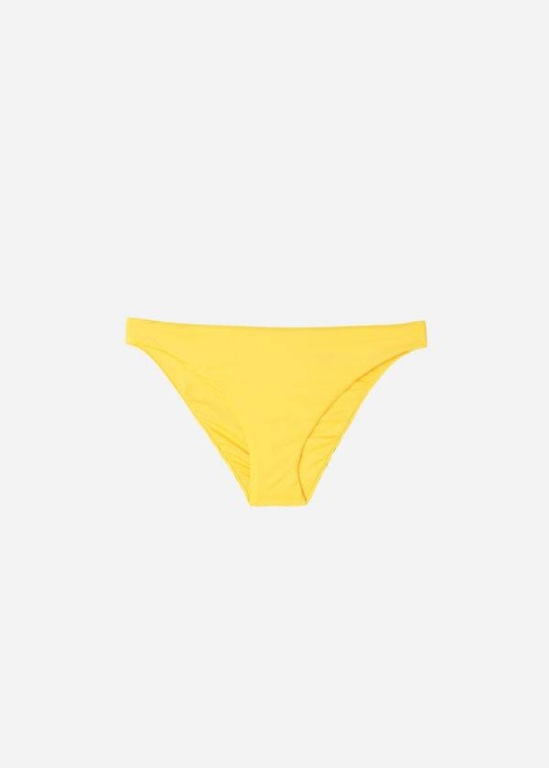 Calzedonia Indonesia Eco Bikinihosen Damen Gelb | DE2720IS