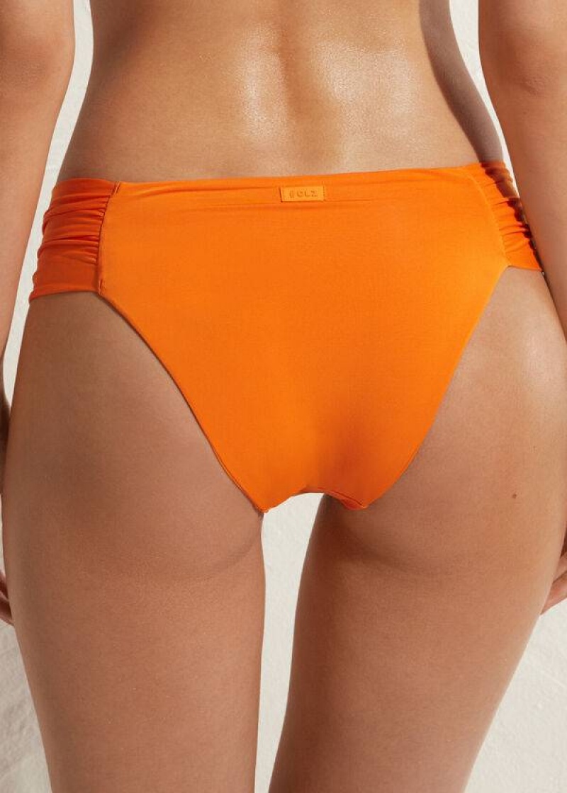 Calzedonia Indonesia Eco rise Bikinihosen Damen Orange | DE2712HK