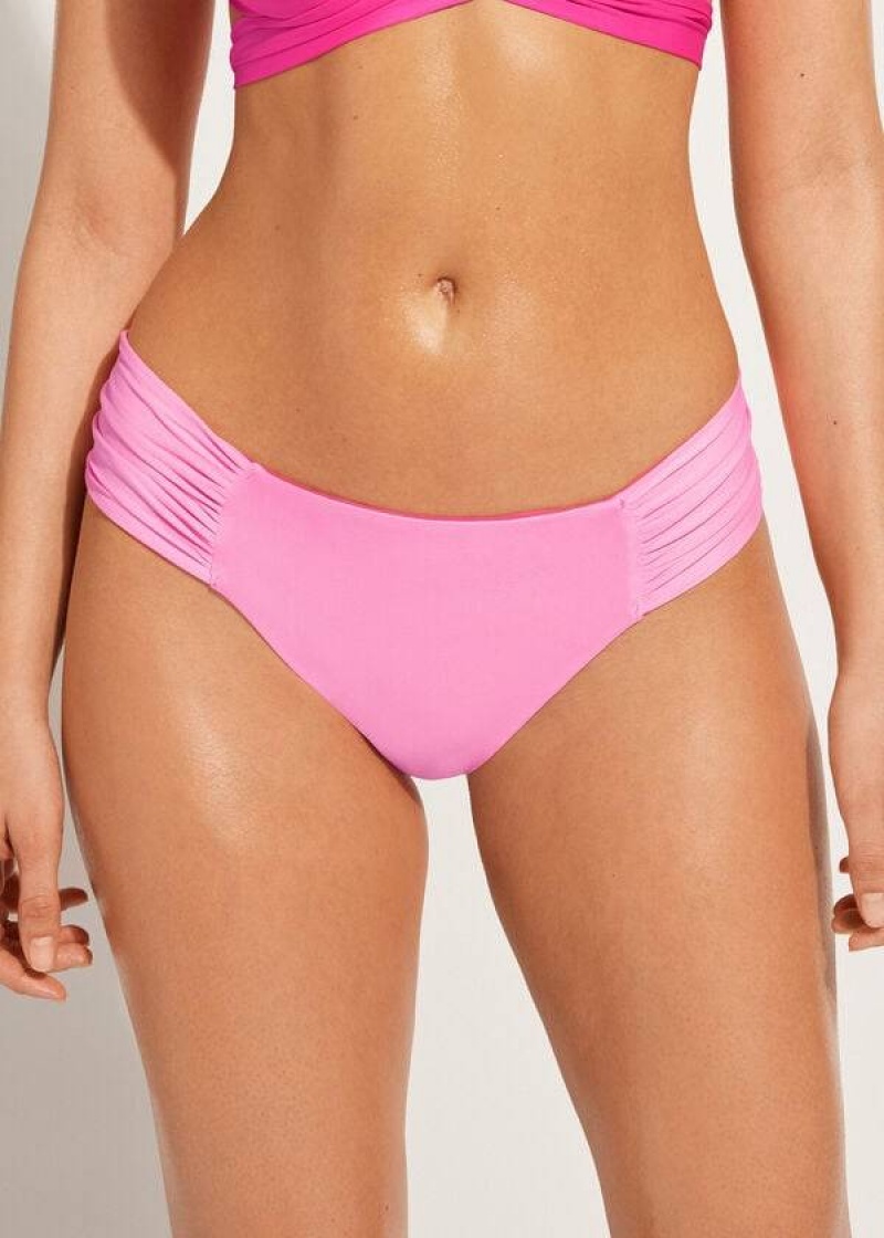 Calzedonia Indonesia Eco rosa Bikinihosen Damen Rosa | DE2709QZ