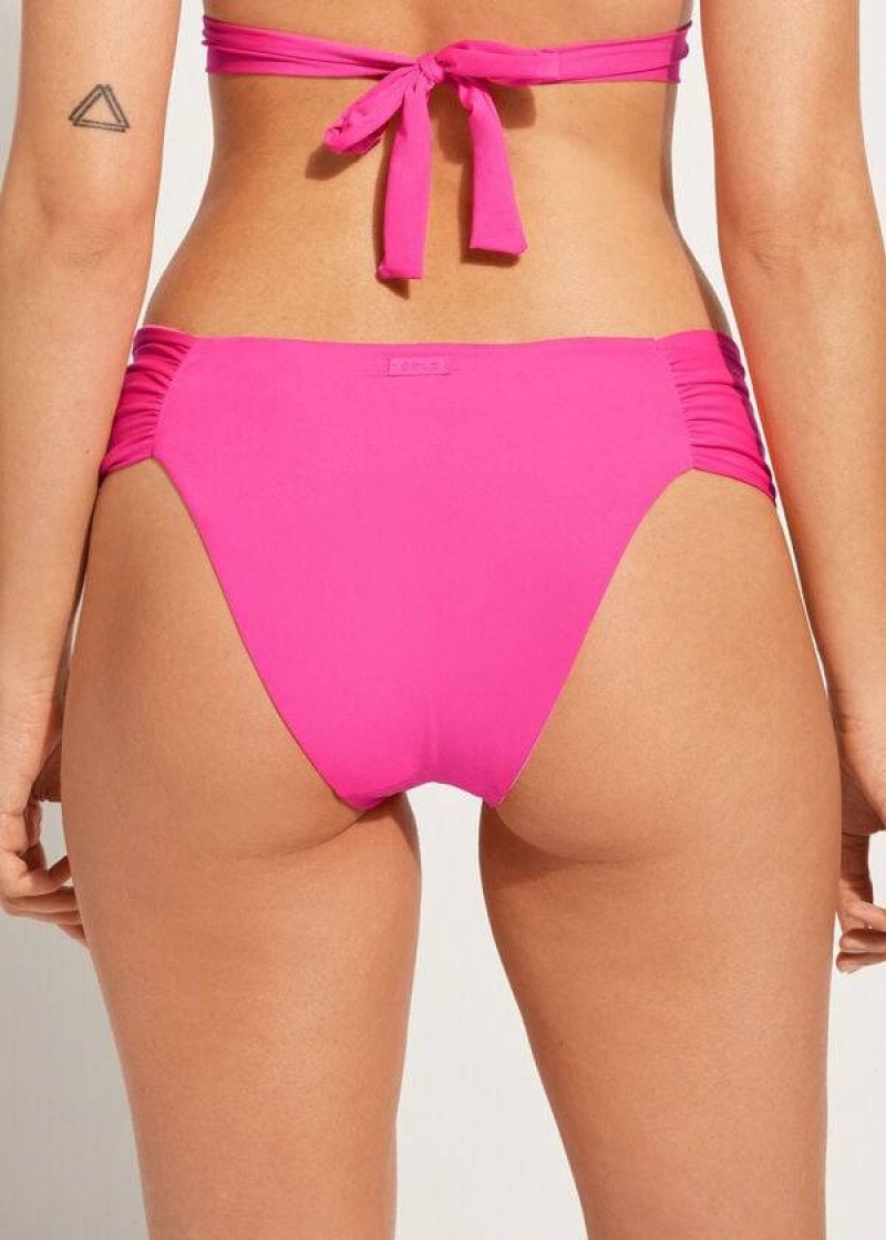 Calzedonia Indonesia Eco rosa Bikinihosen Damen Rosa | DE2709QZ