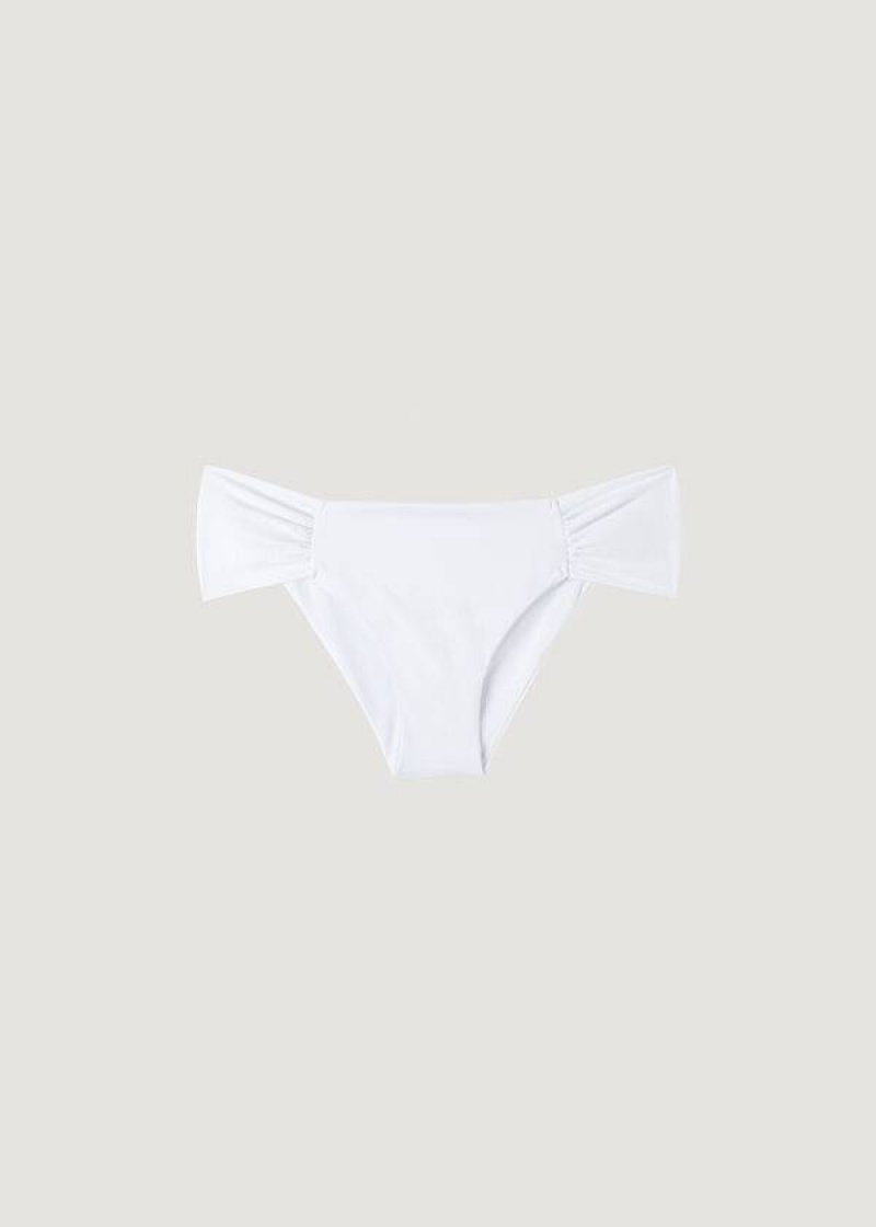 Calzedonia Indonesia Eco rosa Bikinihosen Damen Weiß | DE2708WY