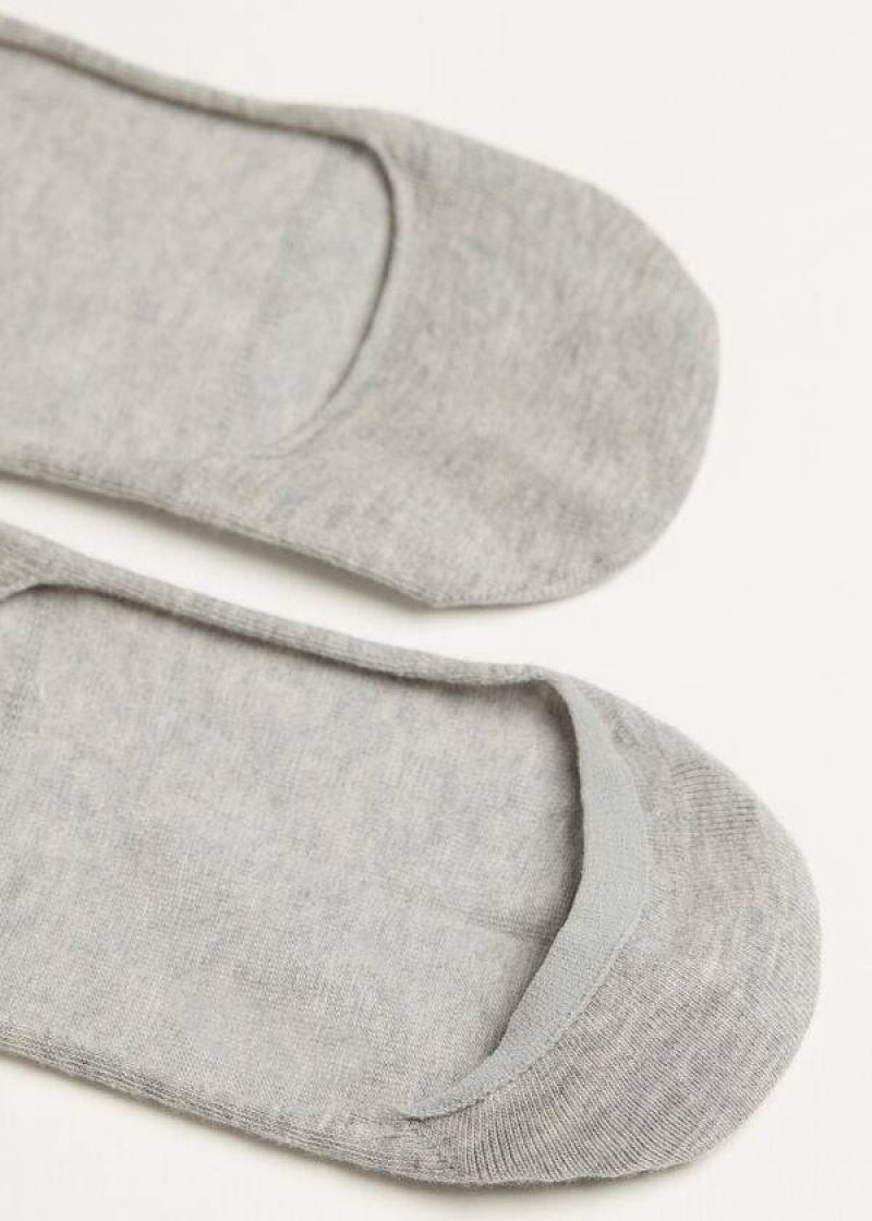 Calzedonia Invisible low cut Socken Damen Grau | DE1980UT