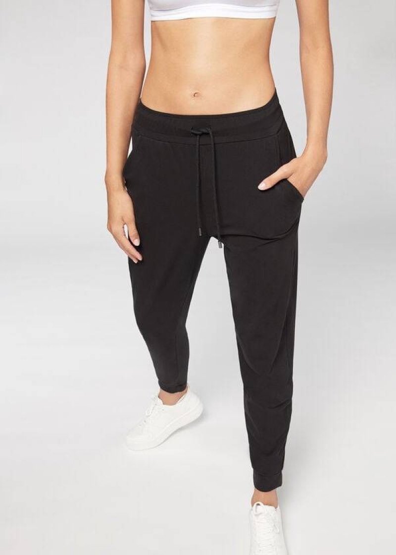 Calzedonia Jogger in Ultra Light Supima Baumwoll Hose Damen Schwarz | DE1457RW