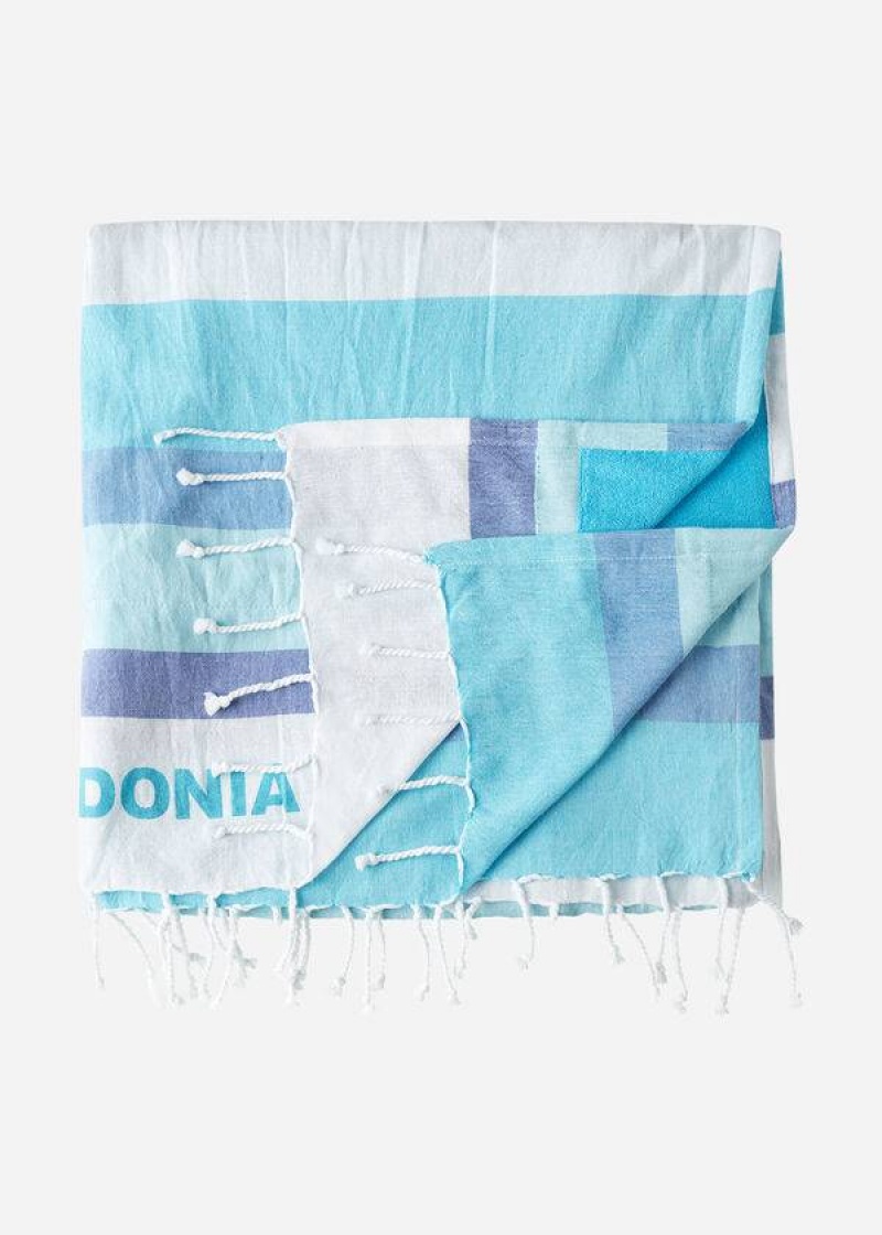 Calzedonia Logo Beach Towel Accessoires Damen Blau | DE2914OR