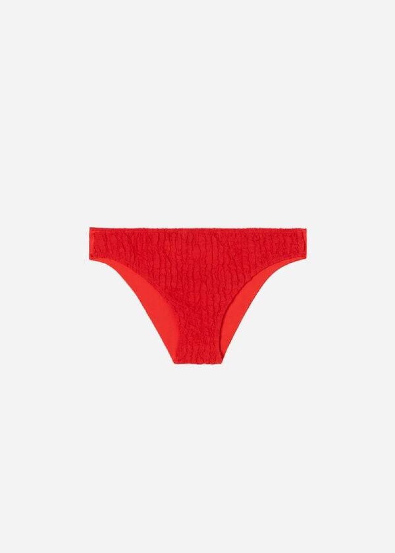 Calzedonia Marrakech Bikinihosen Damen Rot | DE2690LH