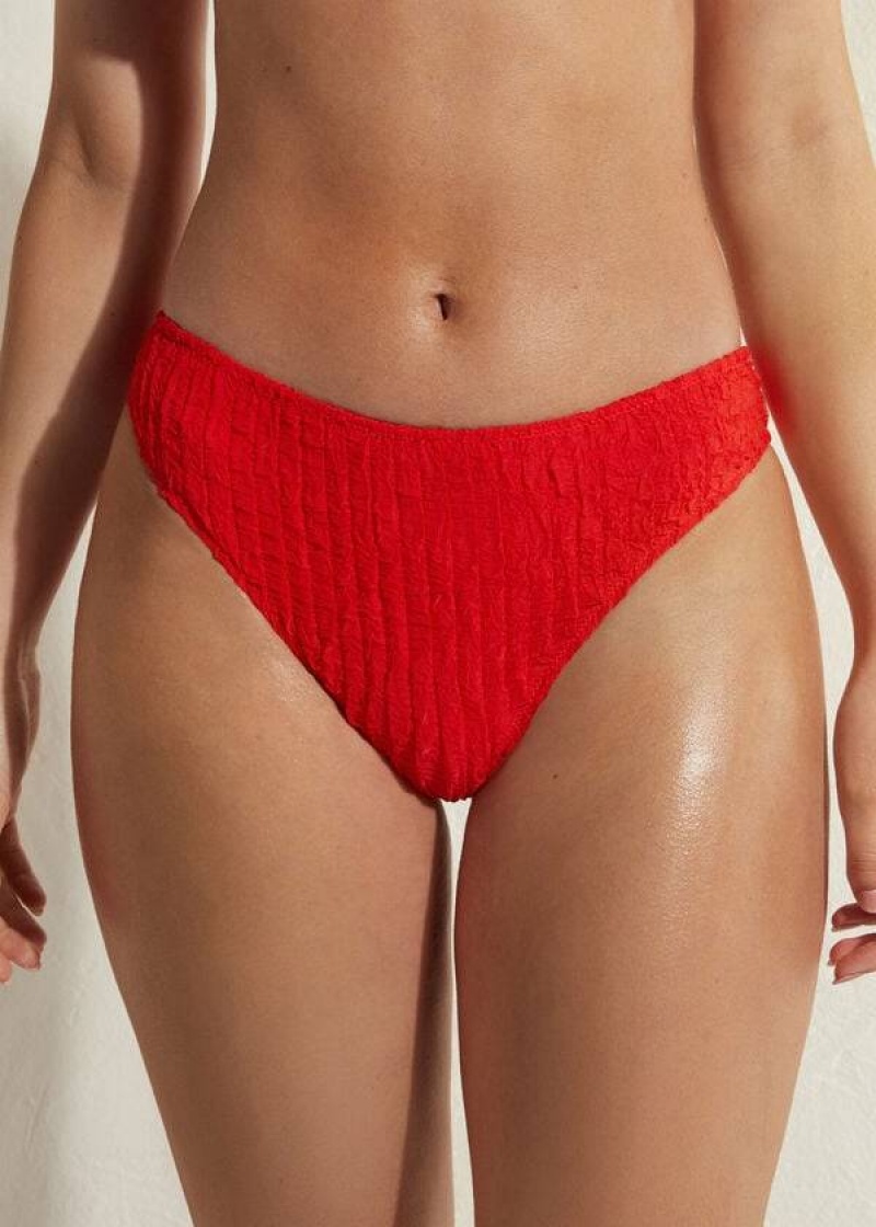 Calzedonia Marrakech Bikinihosen Damen Rot | DE2690LH