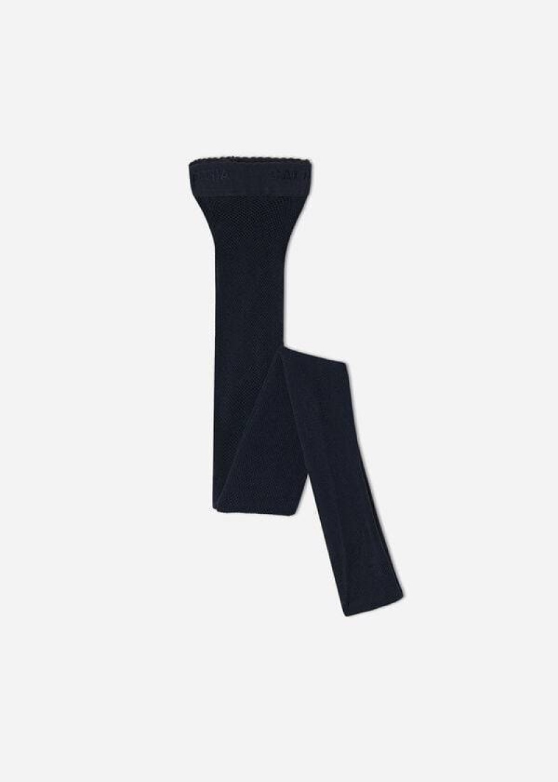 Calzedonia Micronet Strumpfhose Kinder Blau | DE1204AP