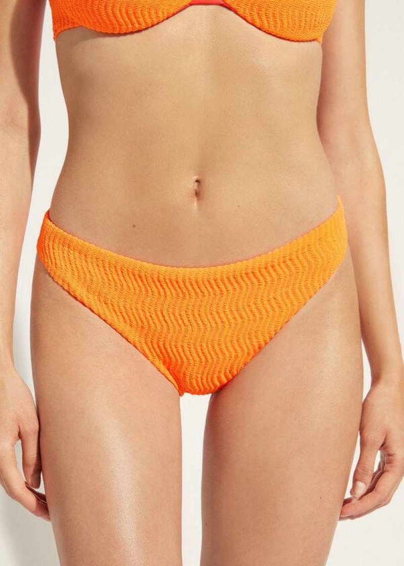 Calzedonia Mykonos Bikinihosen Damen Orange | DE2684NB