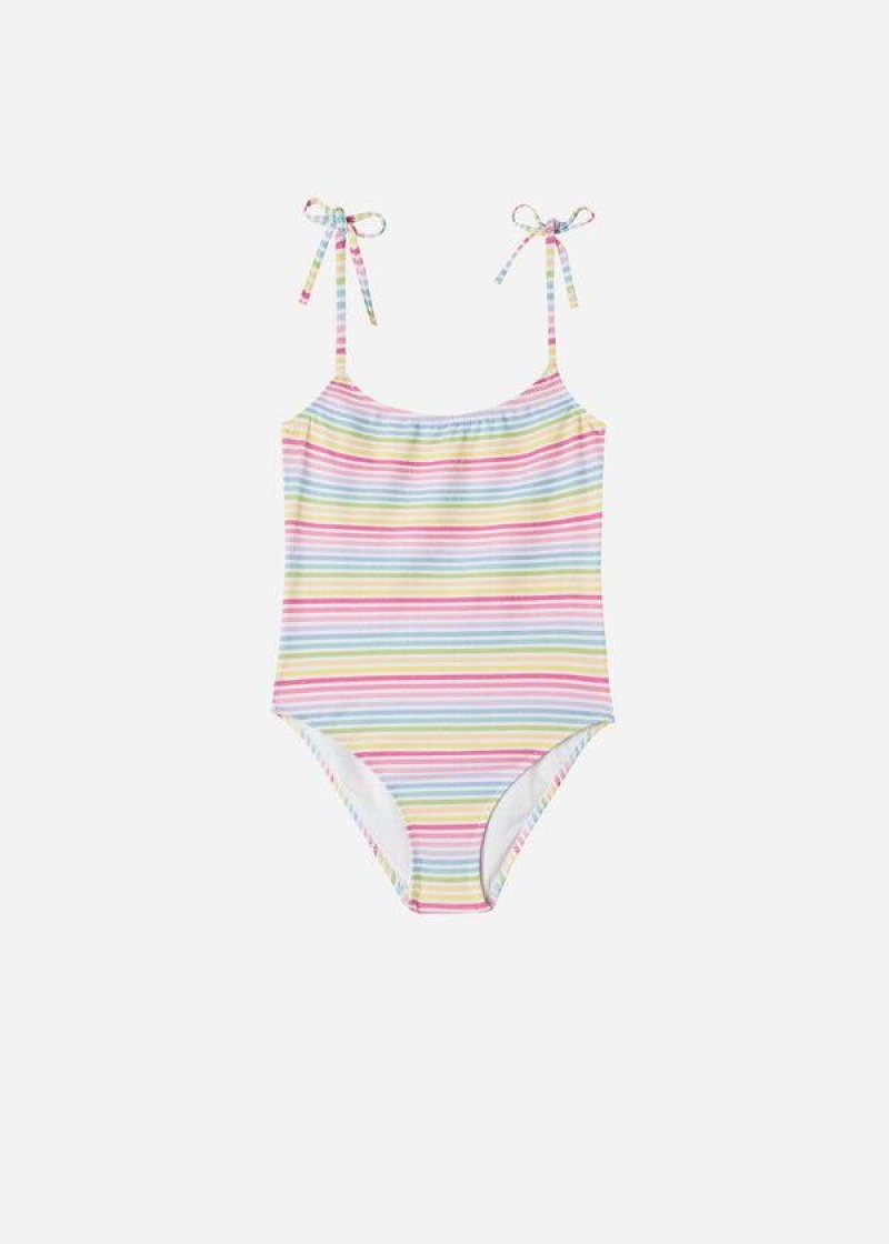 Calzedonia One Piece Ariel Badeanzüge Kinder Mehrfarbig | DE1149IS