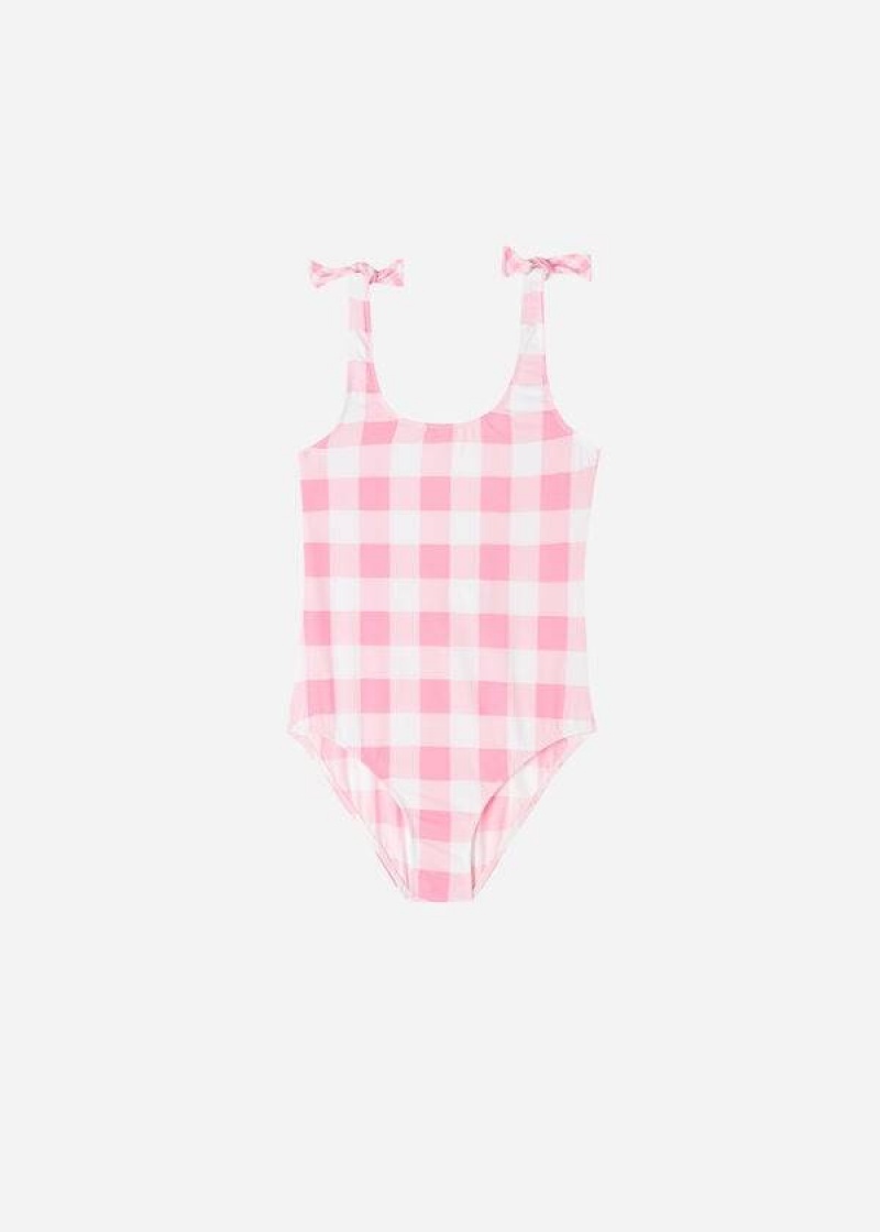 Calzedonia One Piece Lione Badeanzüge Kinder Rosa | DE1147YU