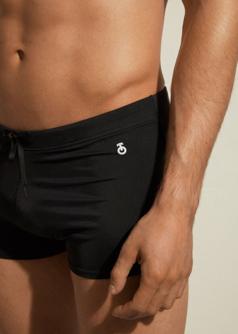 Calzedonia Panama Badehose Herren Schwarz | DE1268VD