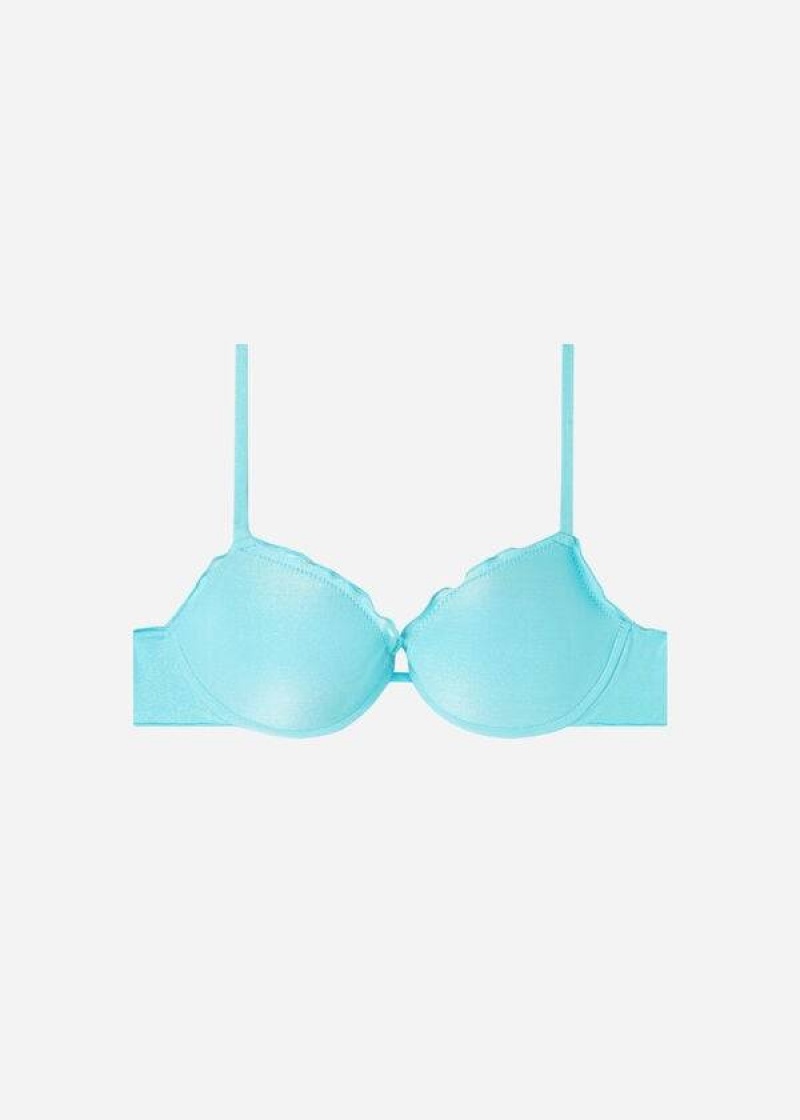 Calzedonia Push Up Formentera Bikinioberteile Damen Türkis | DE2252LH