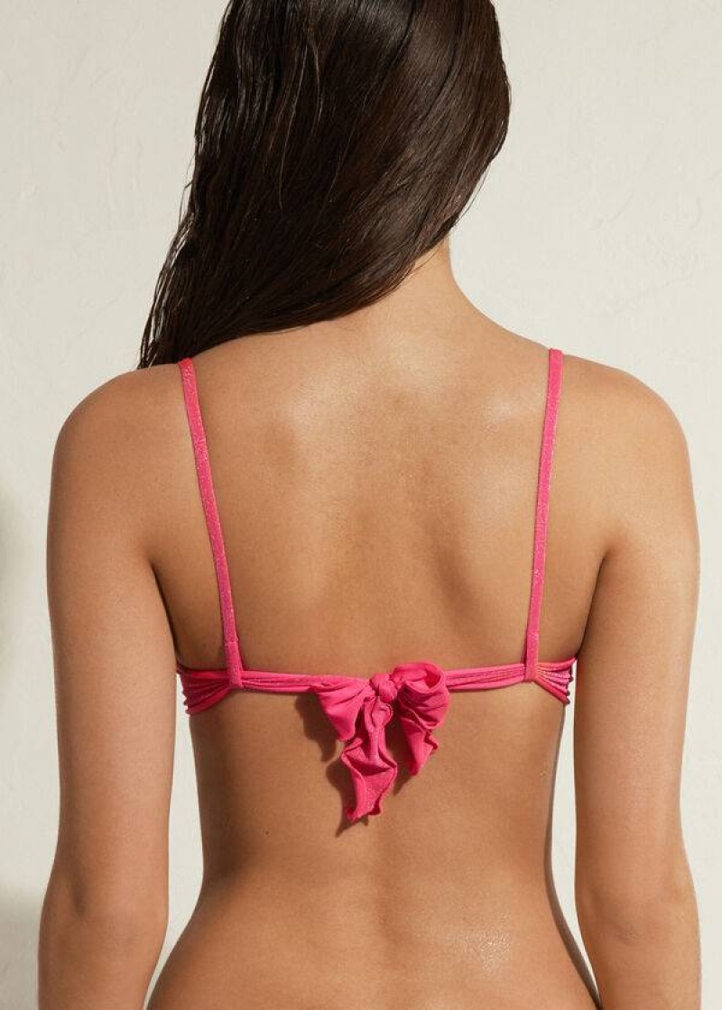 Calzedonia Push Up Formentera Bikinioberteile Damen Rosa | DE2250JJ