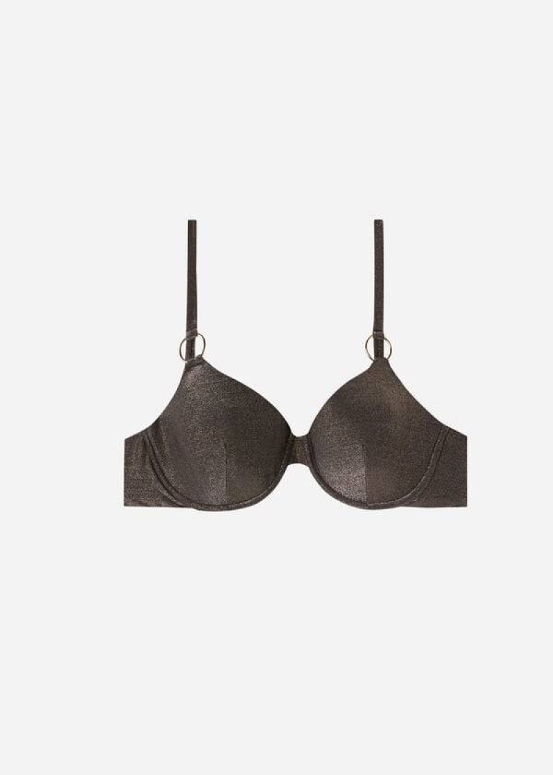 Calzedonia Push Up Hollywood Bikinioberteile Damen Schwarz | DE2248GL