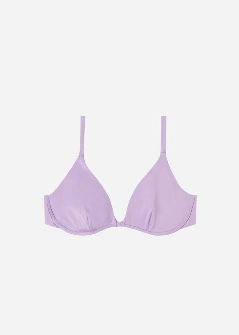 Calzedonia Push Up Indonesia Eco Bikinioberteile Damen Lila | DE2244AP