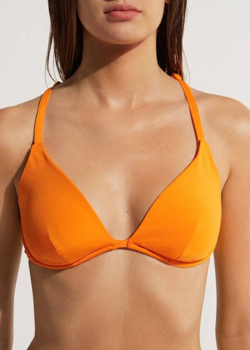 Calzedonia Push Up Indonesia Eco Bikinioberteile Damen Orange | DE2242OR