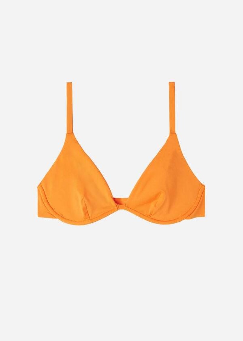 Calzedonia Push Up Indonesia Eco Bikinioberteile Damen Orange | DE2242OR