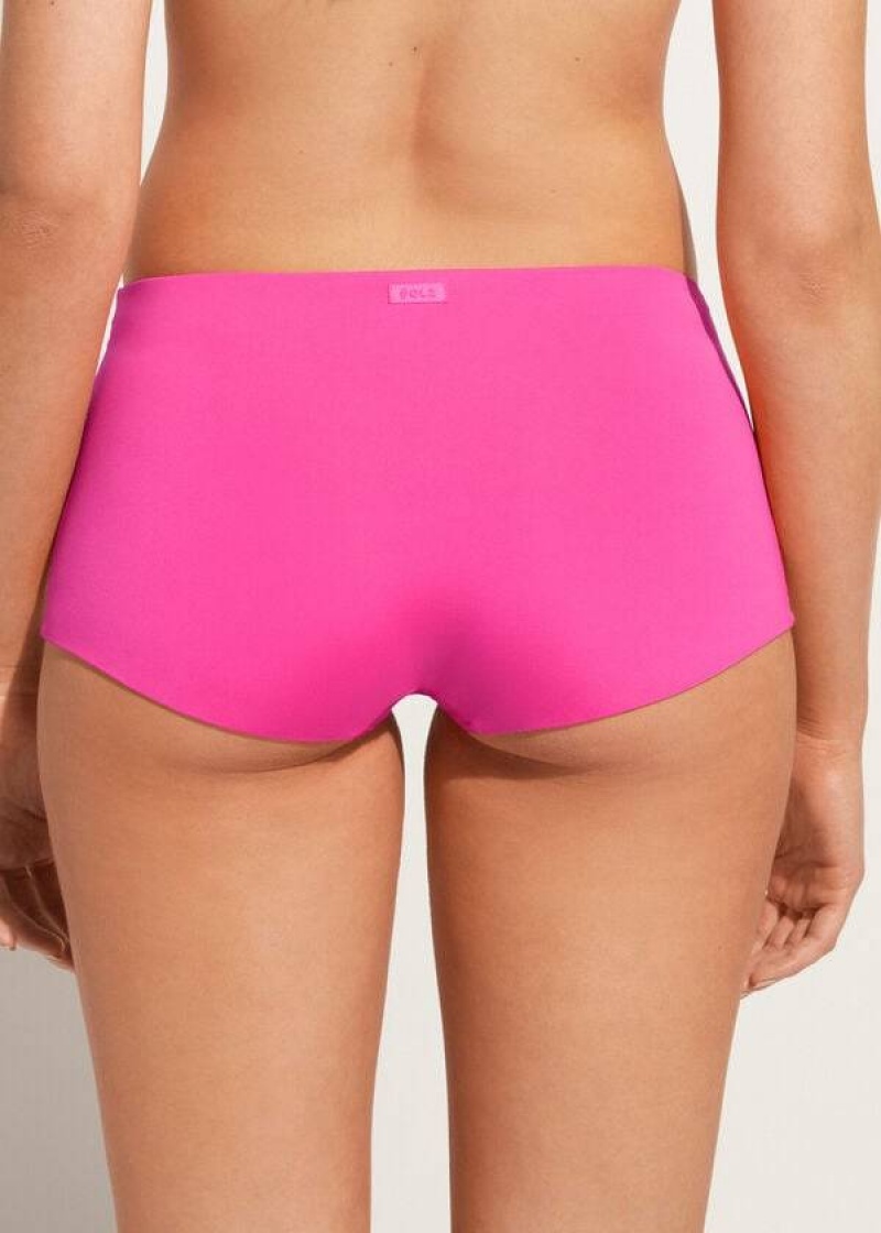 Calzedonia Shorts Indonesia Eco Bikinihosen Damen Rosa | DE2637WY