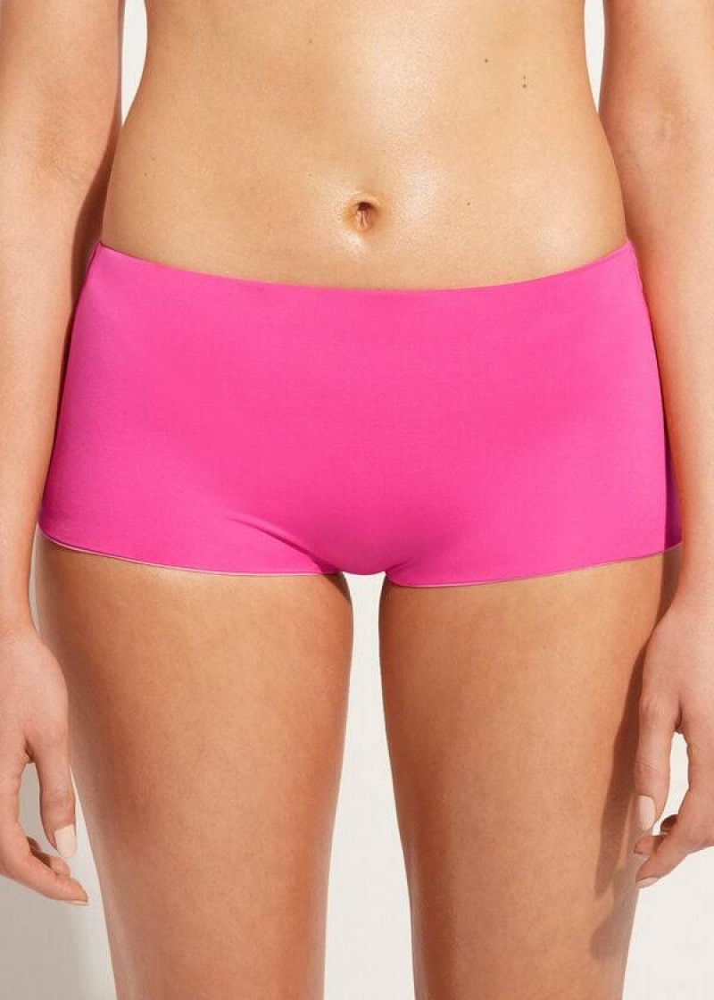 Calzedonia Shorts Indonesia Eco Bikinihosen Damen Rosa | DE2637WY