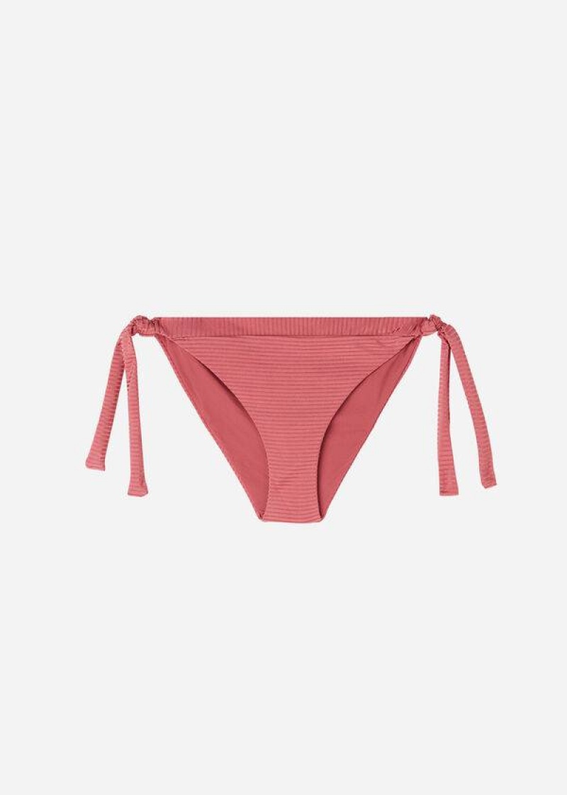 Calzedonia Side Tie Biarritz Bikinihosen Damen Braun | DE2635RW