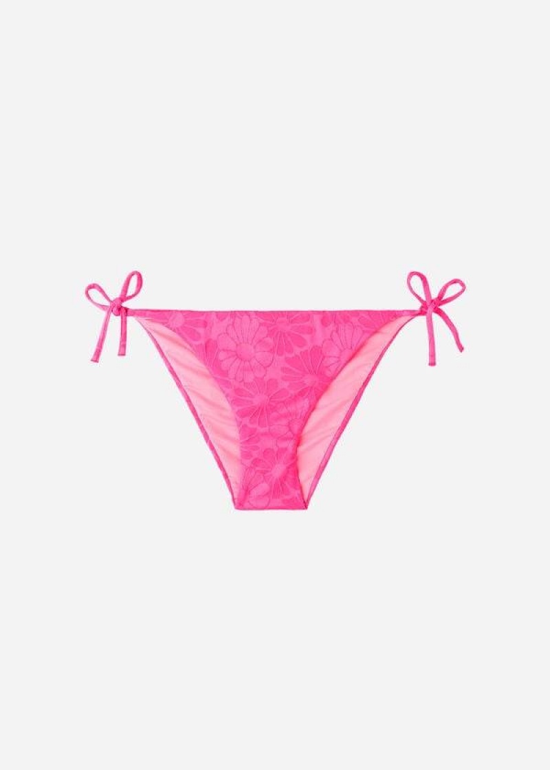 Calzedonia String Antibes Bikinihosen Damen Rosa | DE2613NB