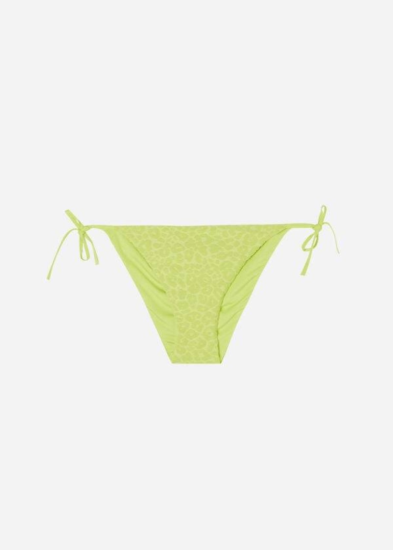 Calzedonia String Bangkok Bikinihosen Damen Grün | DE2612MA