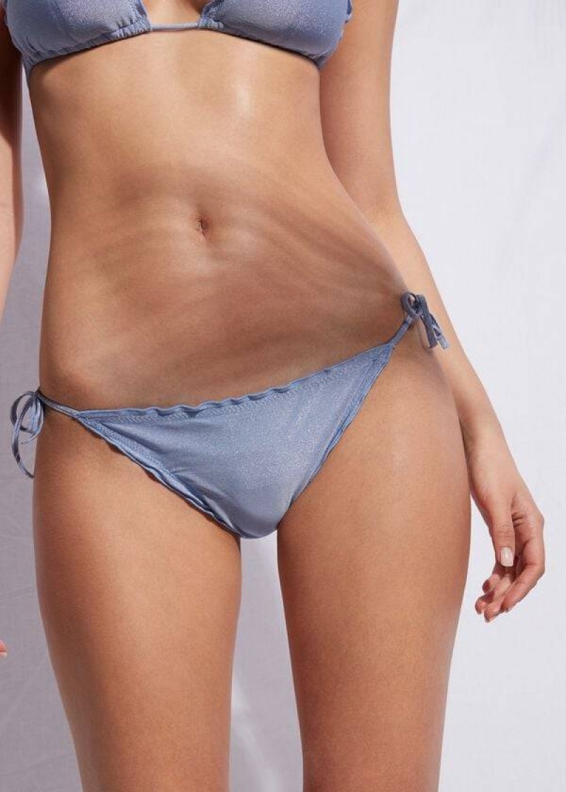 Calzedonia String Formentera Bikinihosen Damen Lila | DE2600SO