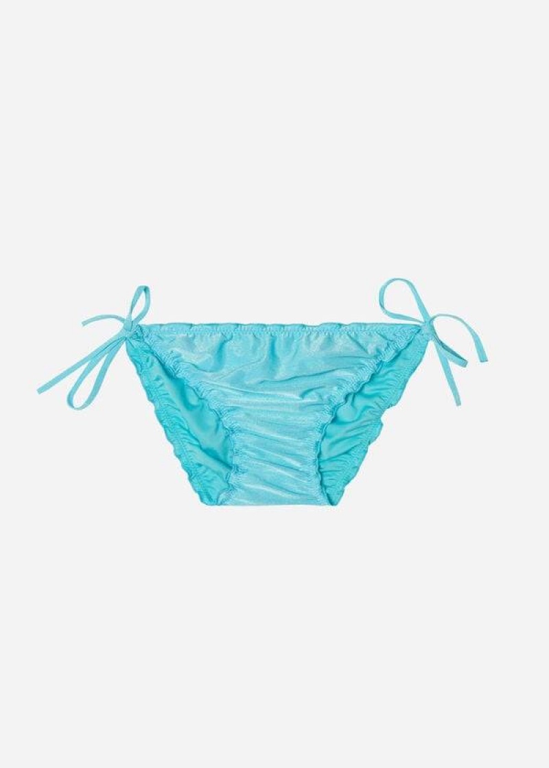 Calzedonia String Formentera Bikinihosen Damen Türkis | DE2599DN