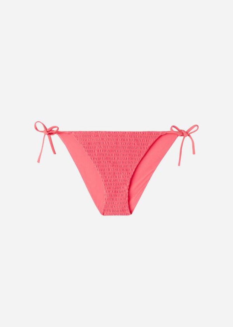 Calzedonia String Lanzarote Bikinihosen Damen Rosa | DE2592ZG