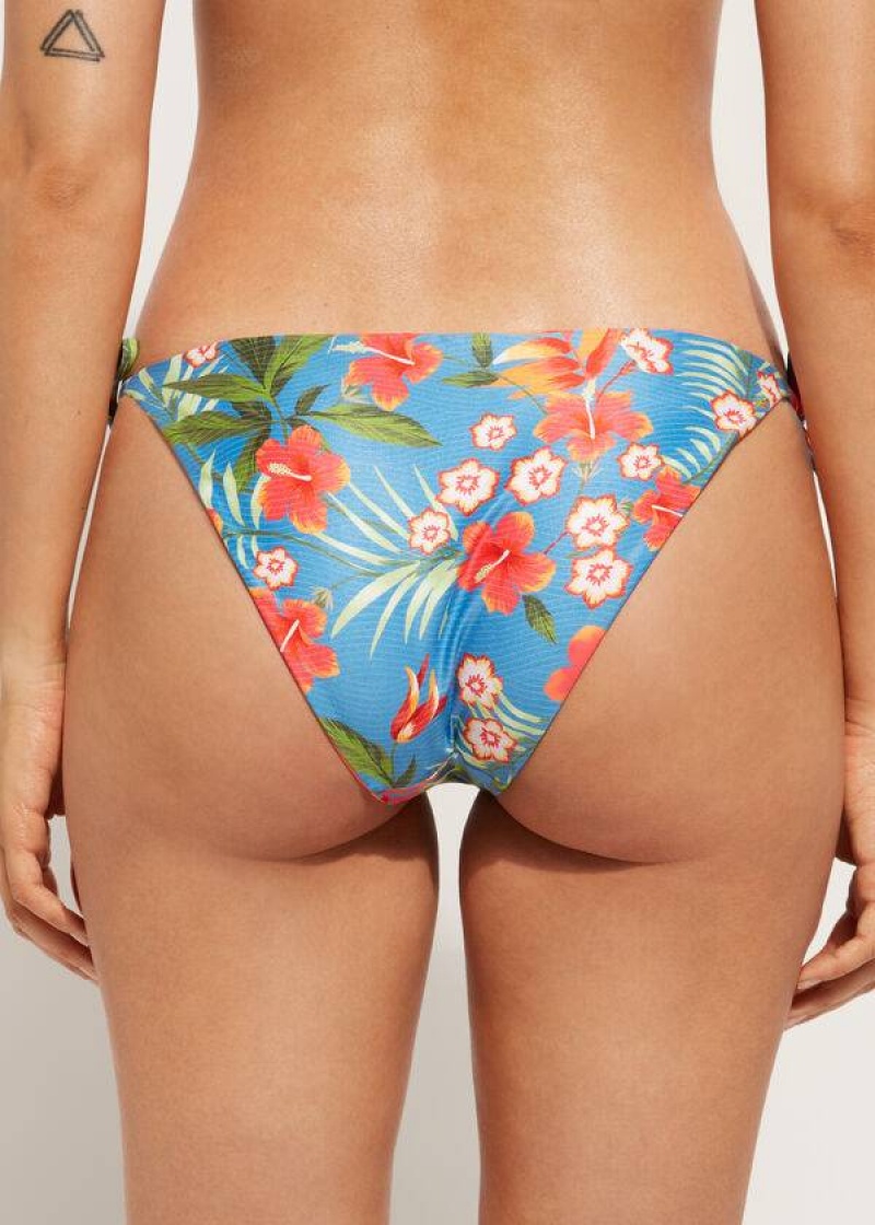 Calzedonia String Maui Bikinihosen Damen Grün | DE2585QZ