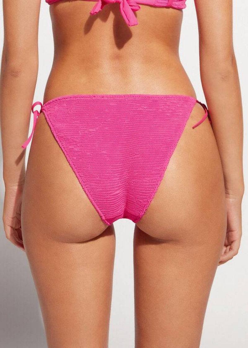 Calzedonia String Miami Bikinihosen Damen Rosa | DE2584WY