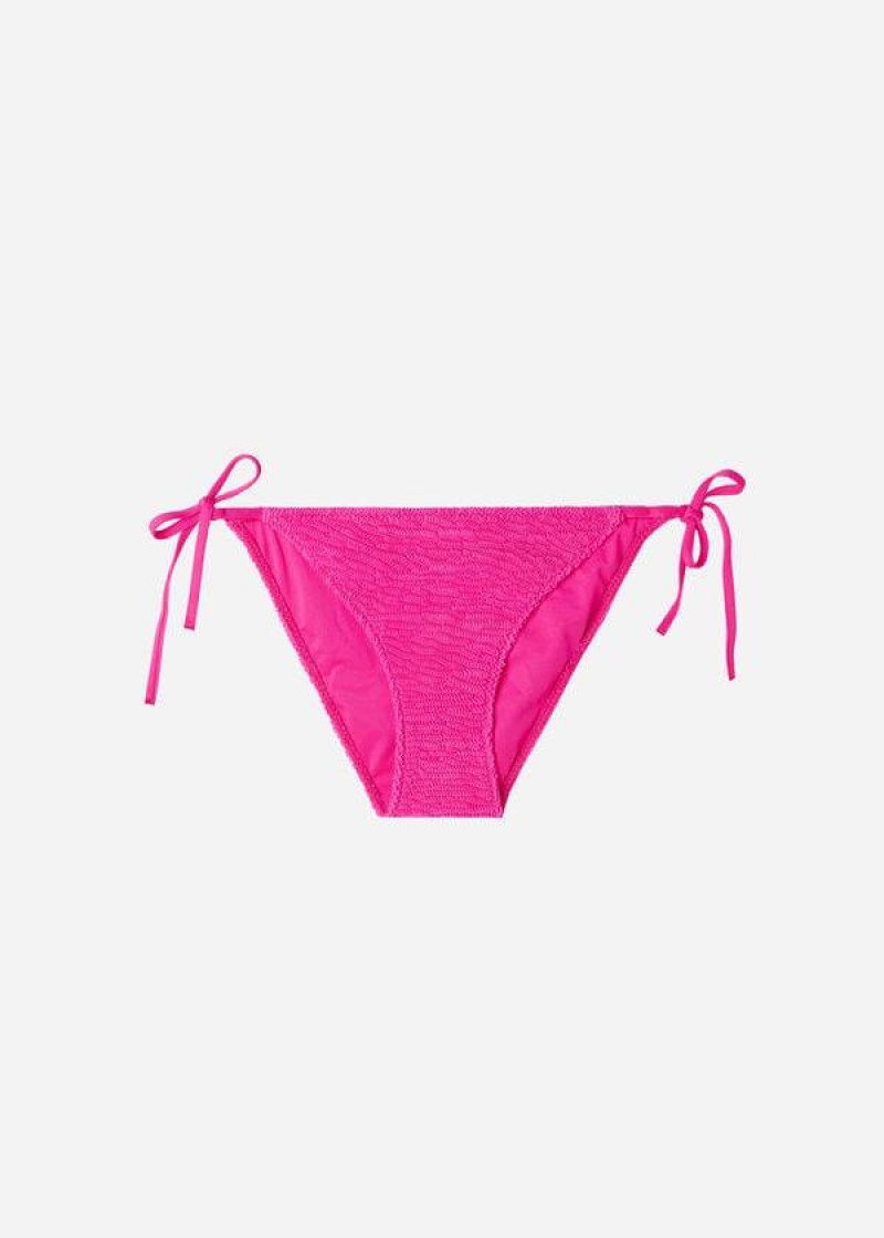 Calzedonia String Miami Bikinihosen Damen Rosa | DE2584WY