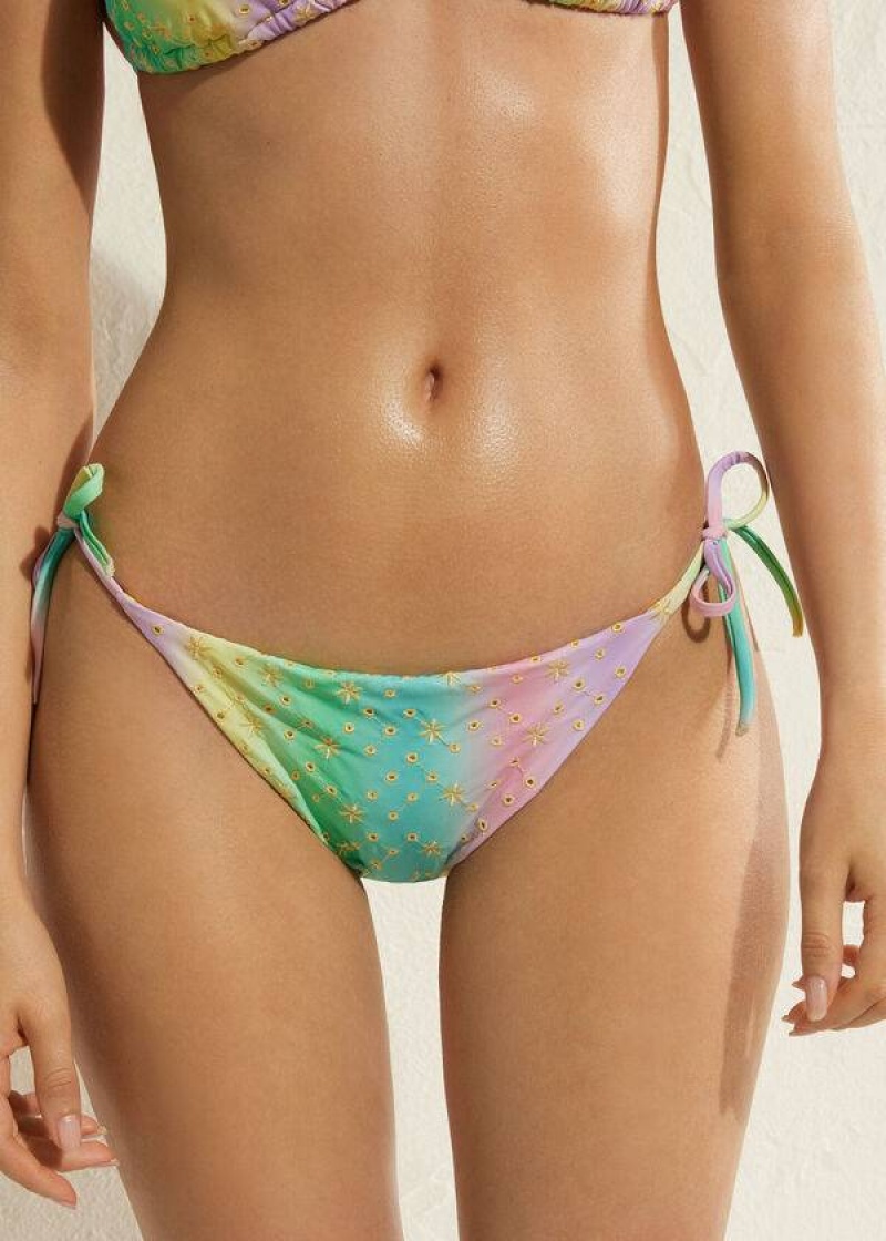 Calzedonia String Panama Bikinihosen Damen Mehrfarbig | DE2577OR