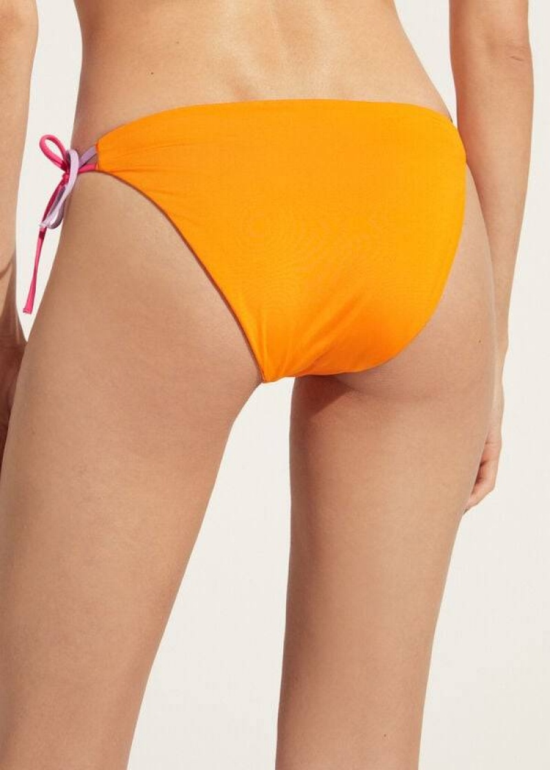 Calzedonia String Tokyo Bikinihosen Damen Orange | DE2567LH