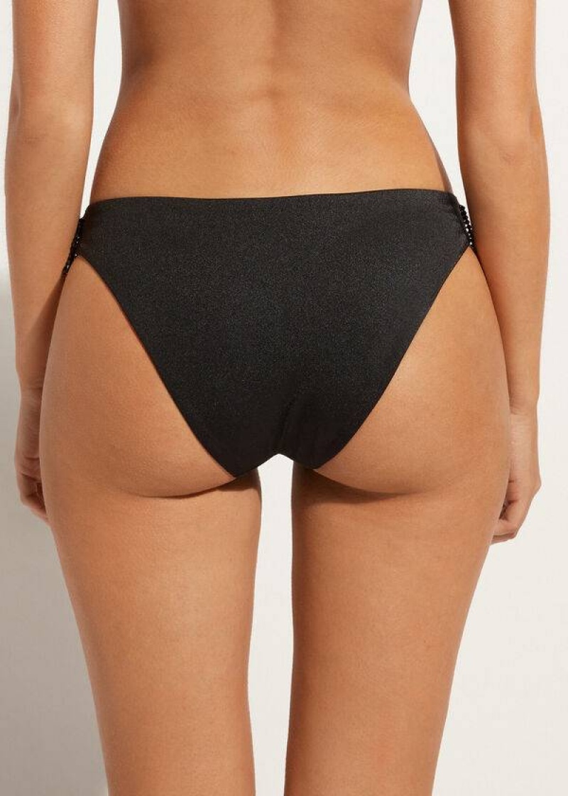 Calzedonia Taipei Bikinihosen Damen Schwarz | DE2564CE