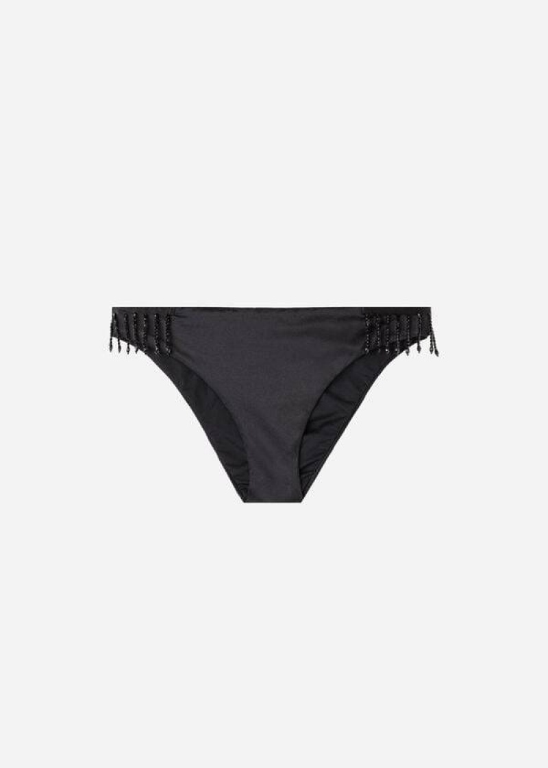 Calzedonia Taipei Bikinihosen Damen Schwarz | DE2564CE