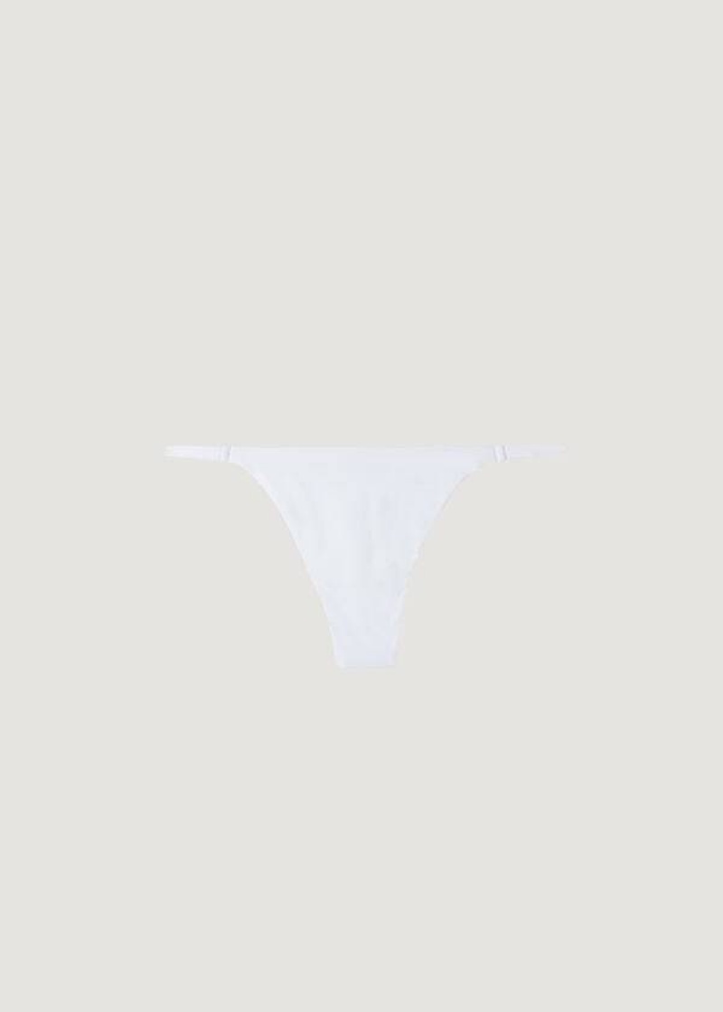 Calzedonia Tanga Indonesia Eco Bikinihosen Damen Weiß | DE2559QZ