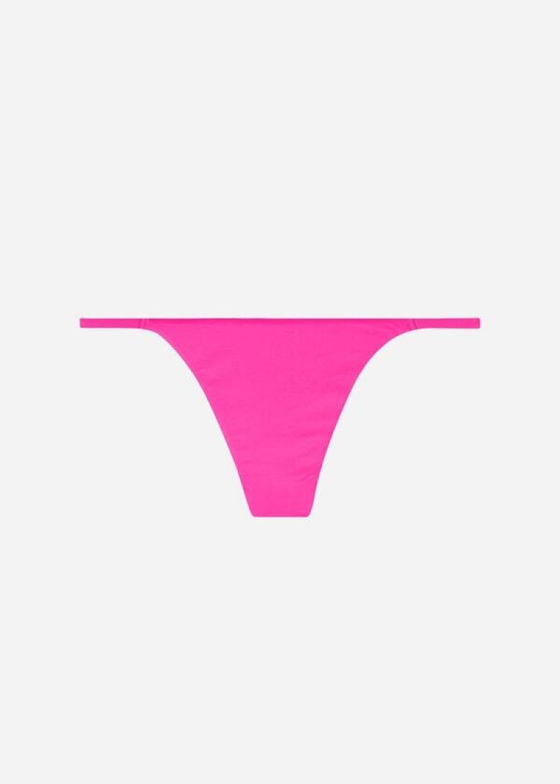 Calzedonia Tanga Indonesia Eco Bikinihosen Damen Rosa | DE2556RW