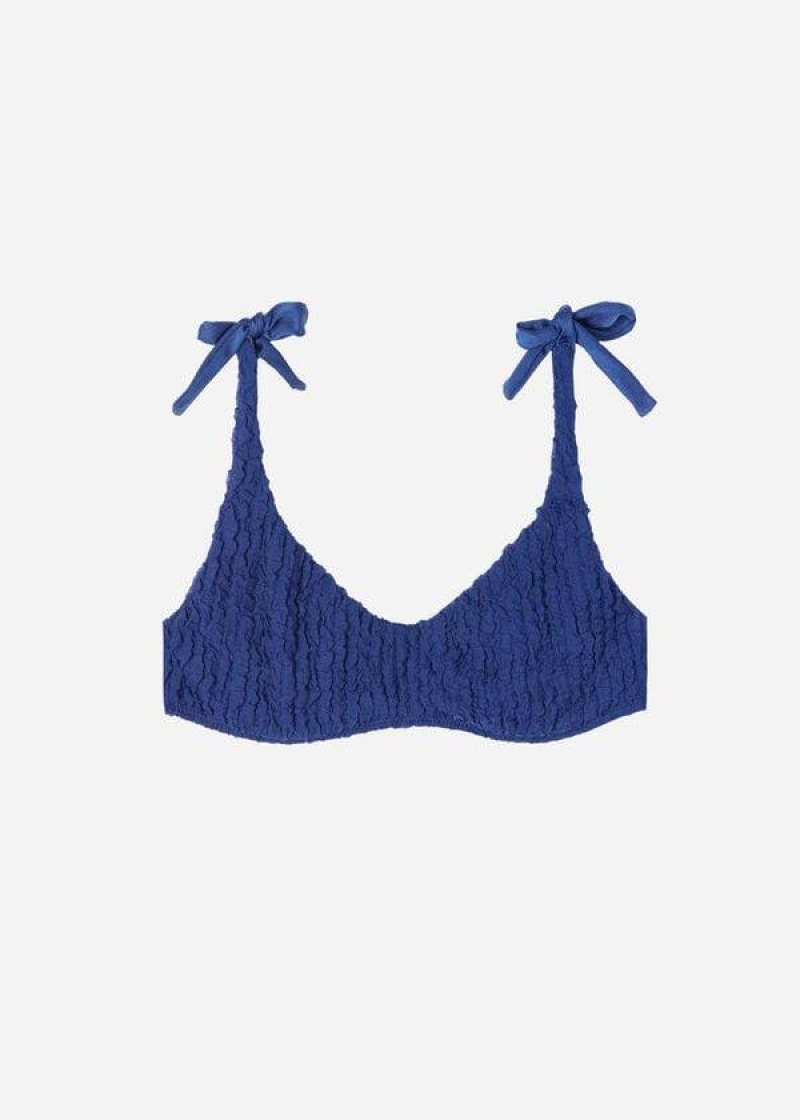 Calzedonia Tank-style Marrakech Bikinioberteile Damen Navy | DE2178VD