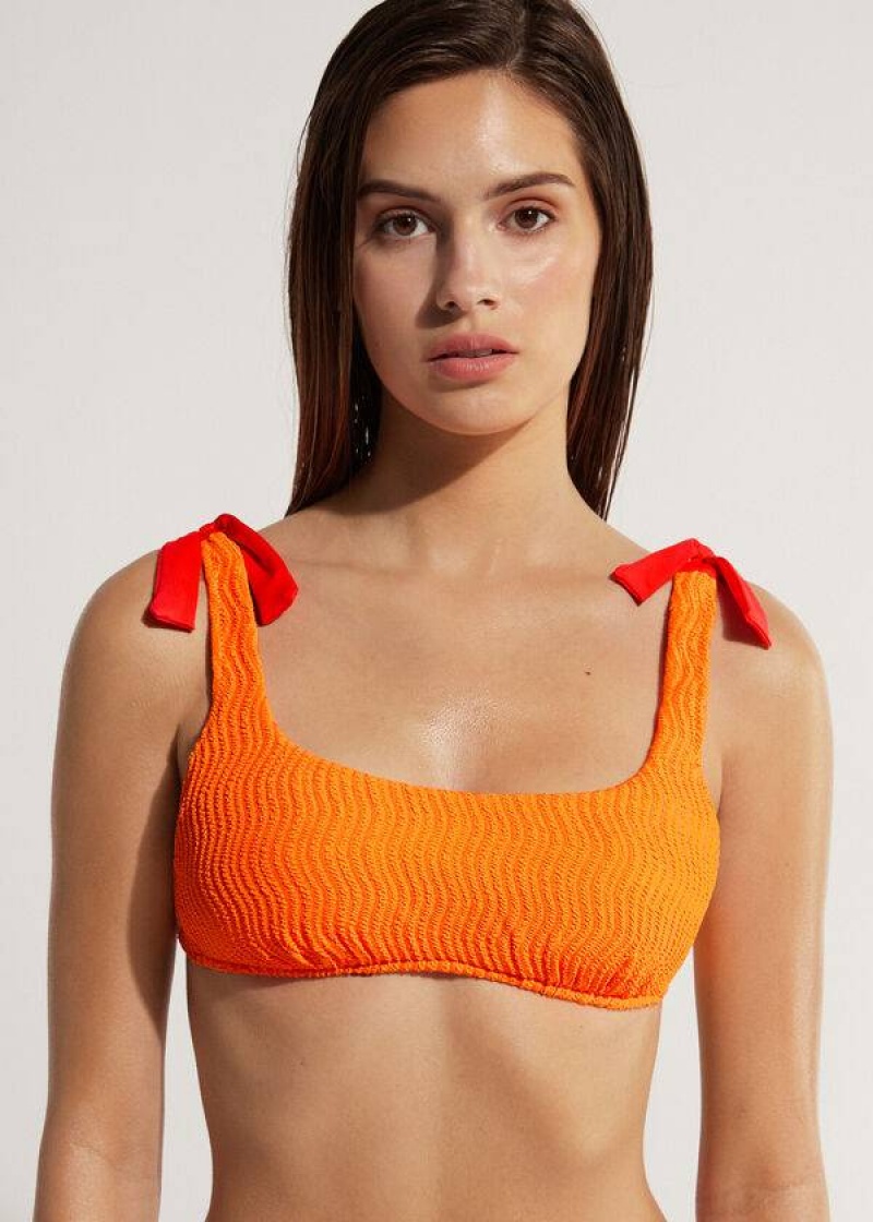 Calzedonia Tank Mykonos Bikinioberteile Damen Orange | DE2205BC