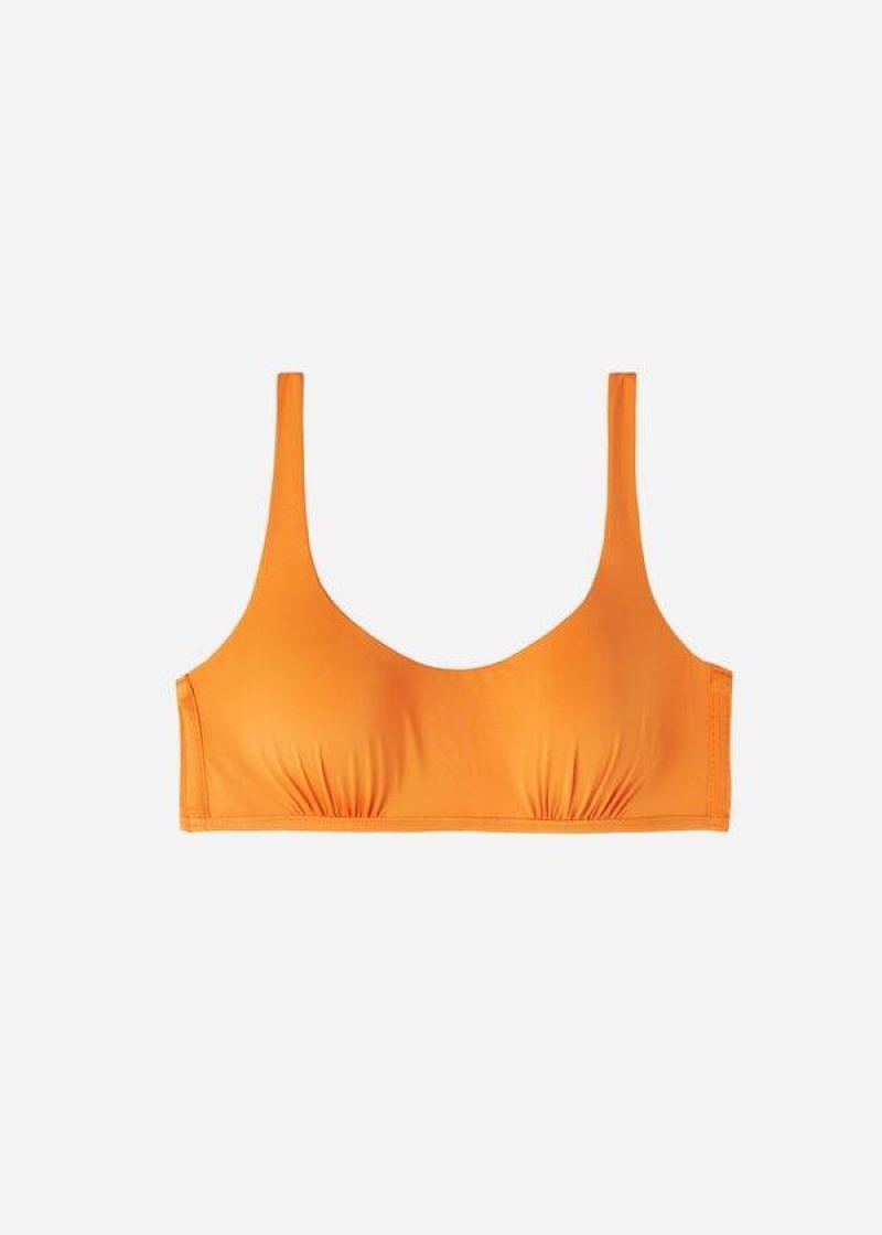 Calzedonia Tank Stylen Indonesia Eco Bikinioberteile Damen Orange | DE2201ZG