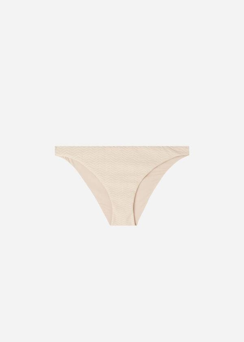 Calzedonia The Hamptons Bikinihosen Damen Beige | DE2563VD