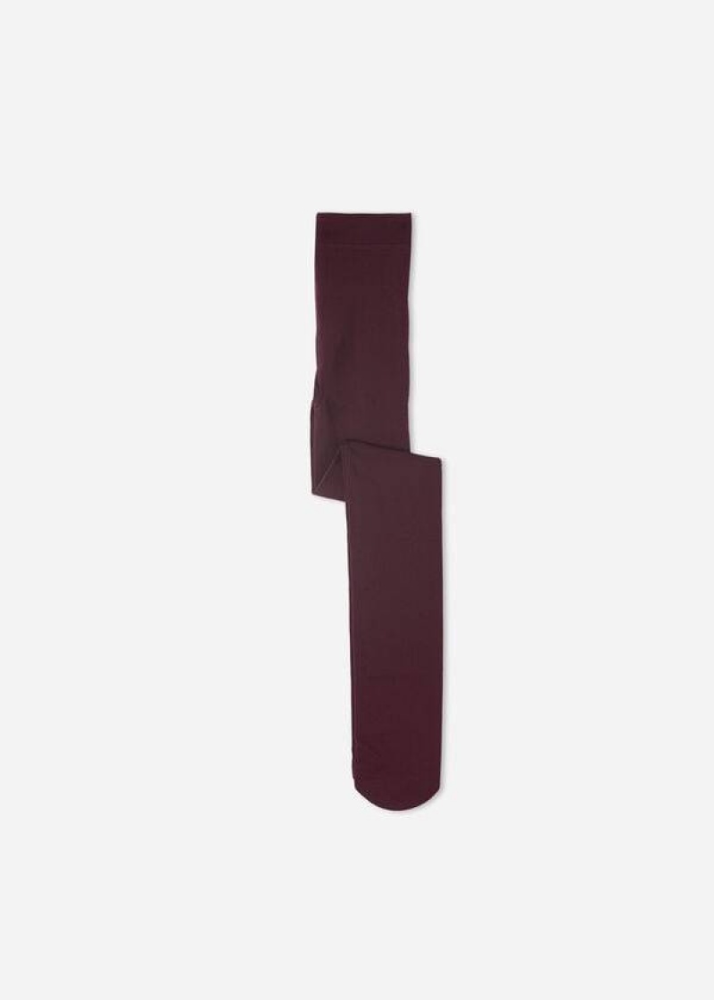 Calzedonia Thermal Strumpfhose Kinder Bordeaux | DE1175IS