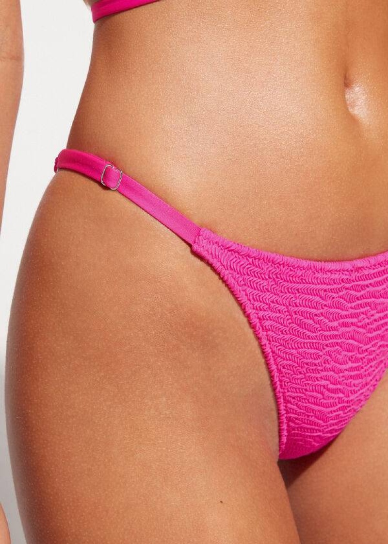 Calzedonia Thin Sides Tanga Miami Bikinihosen Damen Rosa | DE2561NB