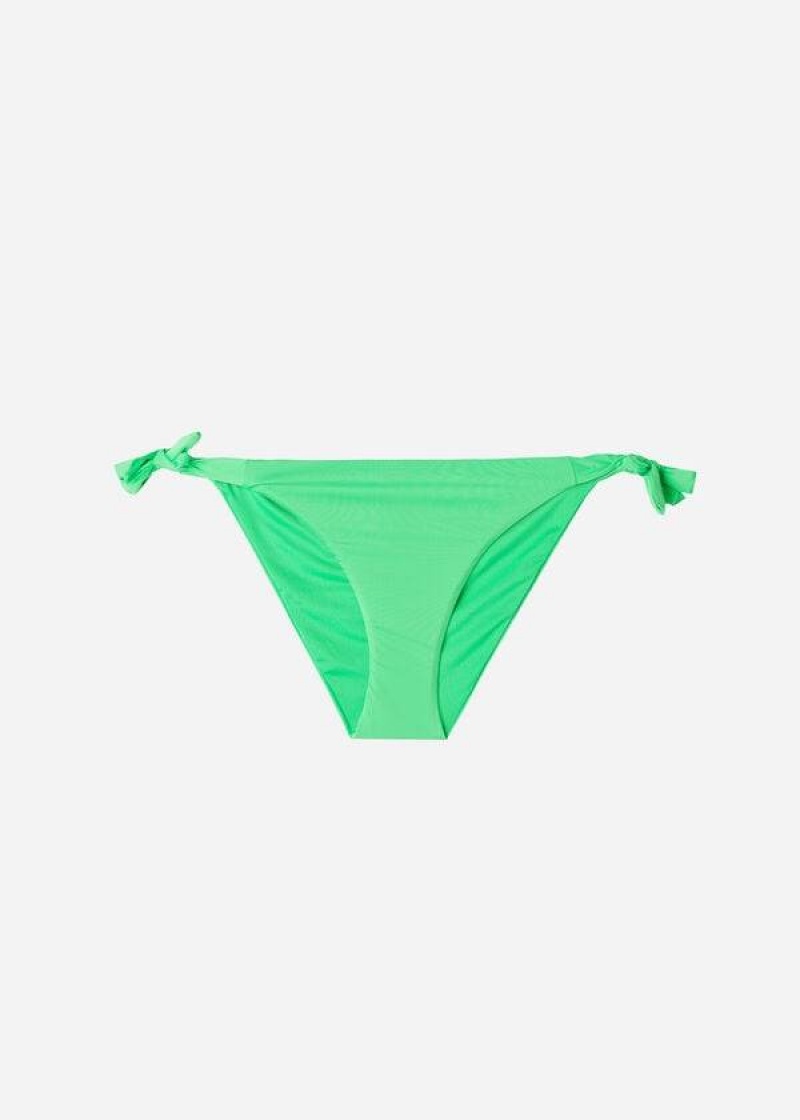 Calzedonia Tied Indonesia Eco Bikinihosen Damen Mintfarben | DE2544HK