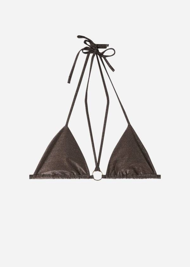 Calzedonia Triangle String Hollywood Bikinioberteile Damen Schwarz | DE2158EX