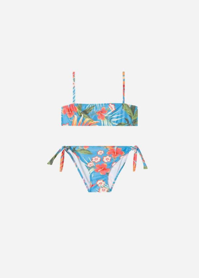 Calzedonia Two-Piece Maui Badeanzüge Kinder Grün | DE1118EX