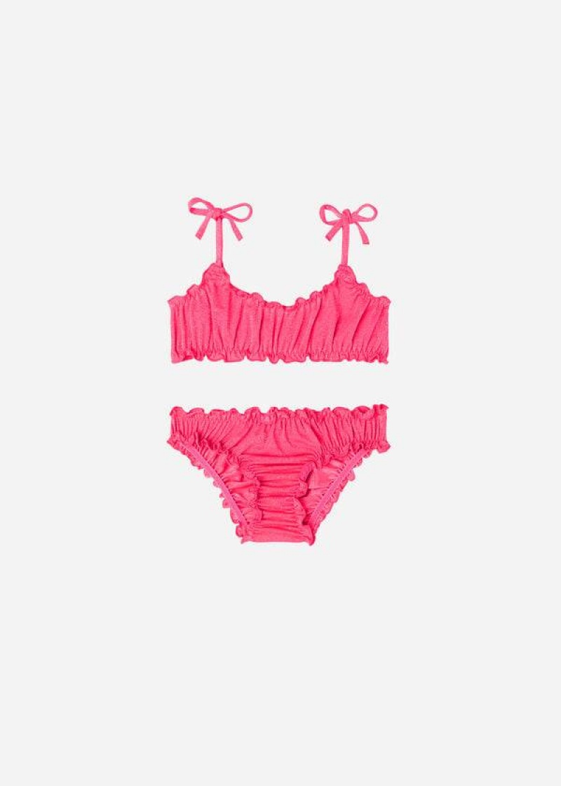 Calzedonia Two Piece Formentera Badeanzüge Kinder Rosa | DE1134LH