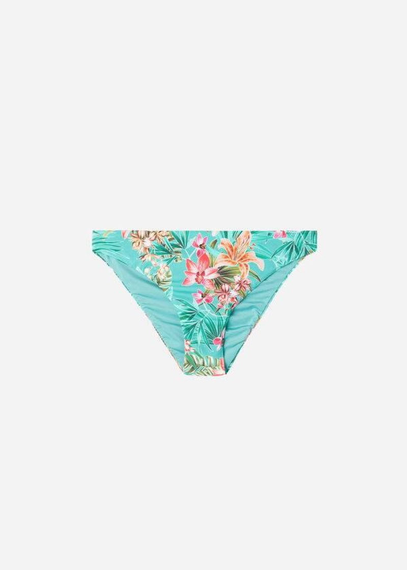 Calzedonia Venezia Bikinihosen Damen Türkis | DE2532WY