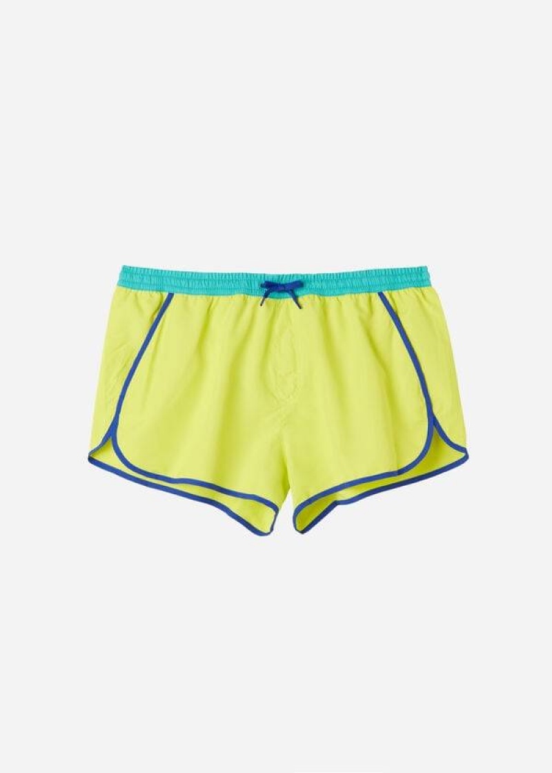 Calzedonia Venice Beach Eco Badehose Herren Mintfarben | DE1276TV